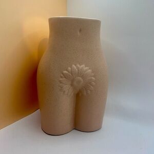 Unique Ceramic Body Vase – 9” Tall | 5” Wide